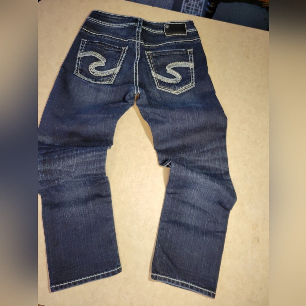 Silver Jeans Suki High Capri jeans size 27
